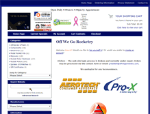 Tablet Screenshot of offwegorocketry.com